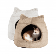 Petstages Katzen-Iglu Miau-Hütte - Braun - 43,2 x 43,2 cm
