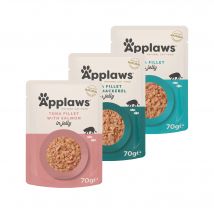 Applaws in Jelly Katzenfutter - Frischebeutel - Tuna & Mackerel - 16 x 70 g