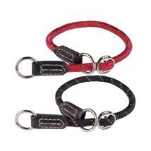 Rogz Rope Collar - Schwarz - Größe 2