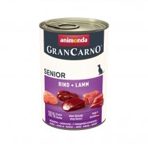 Animonda GranCarno Original Senior Hundefutter - Dosen - Rind & Lamm - 6 x 400 g