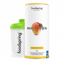 foodspring Protéine Whey | 750 g | Mangue | Whey à Base d'Isolat de Protéine | Shake Protéiné