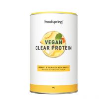 foodspring Vegan Clear Protein | 320g | Mangue & Pêche | Shake Protéiné Vegan | 100% Végétal