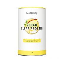 foodspring Vegan Clear Protein | 320g | Tropical Mix | Shake Protéiné Vegan | 100% Végétal