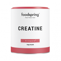 foodspring Creatine Pulver | 150g | Kreatin Pulver | Booster für den Muskelaufbau