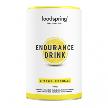 foodspring Endurance Drink | 400 g | Goût Citron | Boisson Isotonique d'Entraînement | Avec du Fructose et du Dextrose