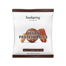 foodspring Vegan Protein Balls | 40 g | Cacahuètes Salées | Collation Protéinée | Sans Gluten | 100% Végétal