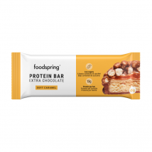 foodspring Extra Chocolate Protein Bar | 45 g | Soft Caramel | 13g Protéines | Barre Protéinée