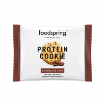foodspring Cookie Protéiné | 50 g | Pépites de Chocolat | Collation Protéinée | Sans Huile de Palme