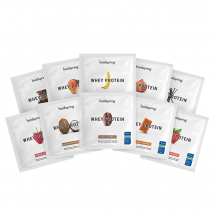 foodspring Protéine Whey | Pack de 10 | Mix | Whey à Base d'Isolat de Protéine | Shake Protéiné