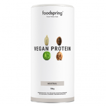foodspring Protéine végétale | 750 g | Goût Neutre | Shake de Protéines en Poudre | Avec Vitamines et Minéraux | 100% Végétal