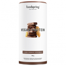 foodspring Protéine végétale | 750 g | Cacahuète - Chocolat | Shake de Protéines en Poudre | Avec Vitamines et Minéraux | 100% Végétal