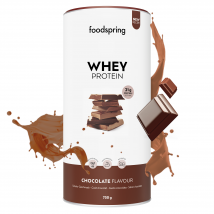 foodspring Protéine Whey | 750 g | Chocolat | Whey à Base d'Isolat de Protéine | Shake Protéiné