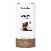 foodspring Protéine Whey | 750 g | Chocolat - Coco | Whey à Base d'Isolat de Protéine | Shake Protéiné