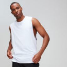 MP Luxe Classic hemd met laag uitgesneden armsgaten voor heren- Wit - S