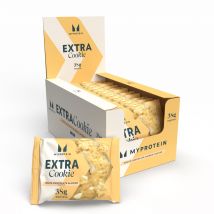 Białkowe Ciasteczko - 12 x 75g - Biała czekolada i migdały
