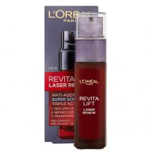 L'Oréal Paris Dermo Expertise Revitalift Laser Renew Fortschrittliche Anti-Aging Super Serum Dreifache Wirkung (30 ml)