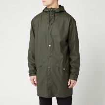 Rains Long Jacket - Green - M