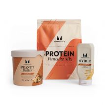 Pack pour Pancake Protéiné - Pancake Mix - Unflavoured - Syrup - Butterscotch