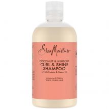 Shea Moisture Shampoing Brillance Rehausseur de Boucles à la Noix de Coco et l'Hibiscus (379 ml)