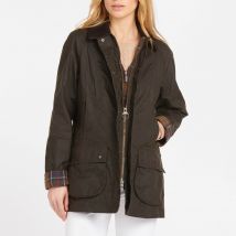 Barbour Women's Beadnell Wax Jacket - Olive - UK 12