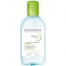Bioderma Sebium H2O Acqua micellare detergente purificante. Azione struccante. Pelle da mista a grassa