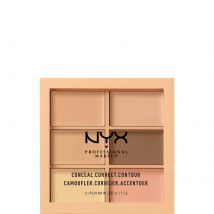 NYX Professional Makeup Palette 3C - Conceal, Correct, Contour - Light (Clair)