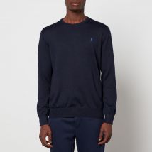 Polo Ralph Lauren Men's Slim Fit Cotton Sweater - Hunter Navy - XXL