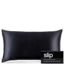 Slip Silk Pillowcase King (Verschiedene Farben) - Schwarz