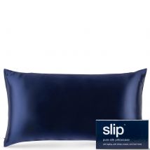 Taie d'oreiller en soie Slip King (différentes couleurs) - Bleu Marine
