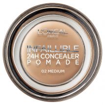 Correcteur Crème 24H Infaillible L'Oréal Paris 15 g (différentes teintes disponibles) - 02 Medium