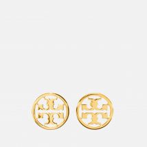 Tory Burch Miller 18k Gold-Plated Stud Earrings