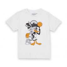 Space Jam Bugs Und Daffy Time Squad Kinder T-Shirt - Weiß - 5-6 Jahre