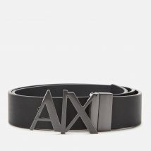 Armani Exchange Men's Ax Buckle Belt - Black Phantom - W34