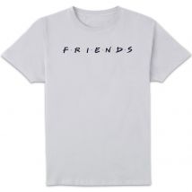Friends Logo Herren T-Shirt - Weiß - 5XL
