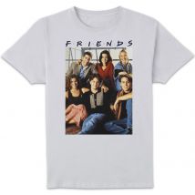 Friends Vintage Character Shot Herren T-Shirt - Weiß - 4XL