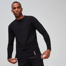MP Herren Luxe Classic Langarm Crew - Schwarz - XS