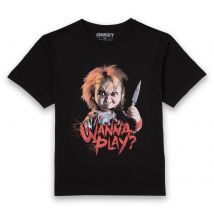 Chucky Wanna Play? Herren T-Shirt - Schwarz - L
