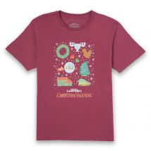 National Lampoon Griswold Christmas Starter Pack Herren Christmas T-Shirt - Burgunderrot - XXL