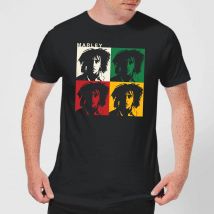 Bob Marley Faces Herren T-Shirt - Schwarz - XL