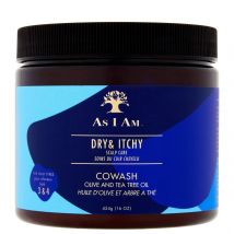 As I Am Dry & Itchy Soins du Cuir Chevelu Pré-Shampooing Huile d'Olive et Arbre à Thé 454 ml