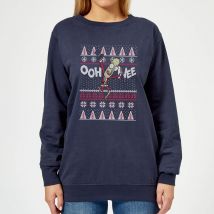 Rick and Morty Ooh Wee Damen Weihnachtspullover – Navy - S