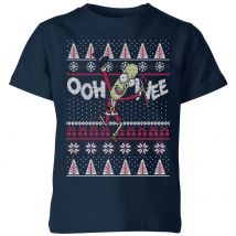 Rick and Morty Ooh Wee Kids' Christmas T-Shirt - Navy - 7-8 Jahre