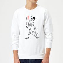 Samurai Jack Kanji Sweatshirt - White - L