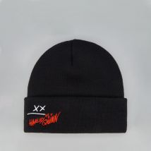 Bonnet Harley Quinn Brodé - Noir