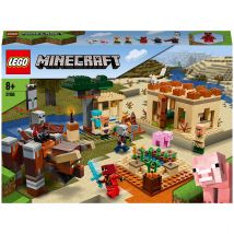LEGO Minecraft: L’Attaque des Illageois, Jeu de Construction, avec Accessoire Épée(21160)