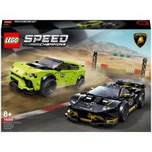 LEGO Speed Champions : Ensemble de Jeux de Construction La Lamborghini Urus ST-X et la Lamborghini Huracán Super Trofeo EVO