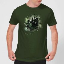 The Lord Of The Rings Aragorn Colour Splash Men's T-Shirt - Forest Green - L