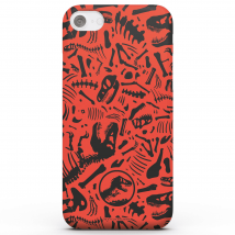 Jurassic Park Red Pattern Phone Case for iPhone and Android - Snap Case - Matte