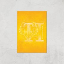 Harry Potter Hufflepuff Giclee Art Print - A2 - Print Only