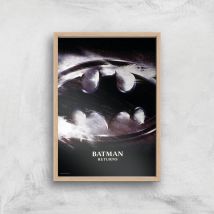 Batman Returns Giclee Art Print - A3 - Wooden Frame